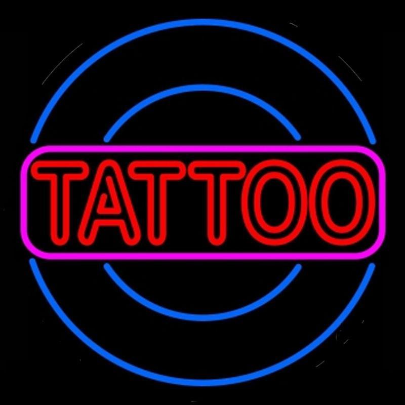 Round Tattoo Neon Sign